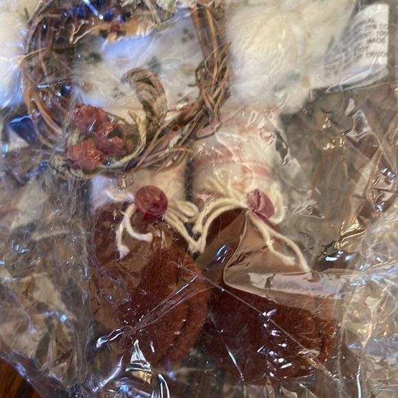 Set of 6 Large Woodland Farmhouse Rustic Christmas Ornaments. NEW. - Picture 15 of 16